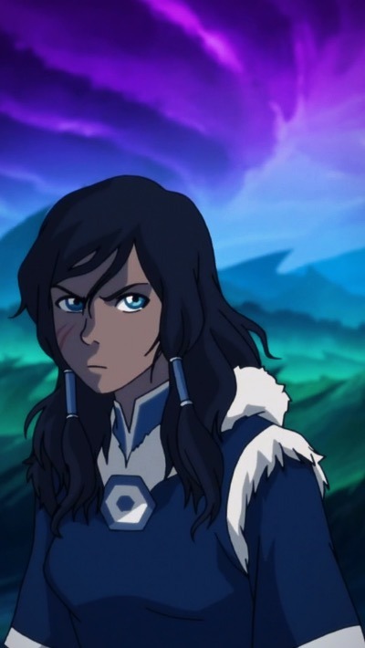 korra-warriorprincess:  Korra in “Darkness Falls” and “Light in the dark” + hair down Iphone Wallpapers [Request by avatar-lovato ]  [400x710]Requests are open.  <3