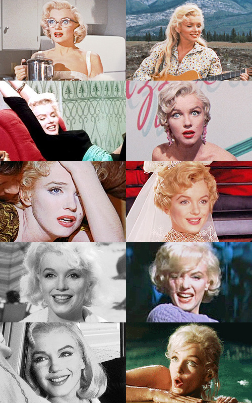 clarabows:  Marilyn Monroe’s entire filmography | 1948 - 1962. 