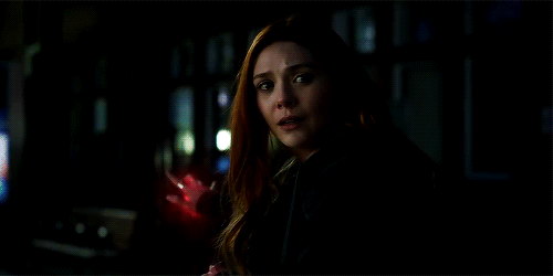 marvelposts:Wanda Maximoff in the Infinity War trailers