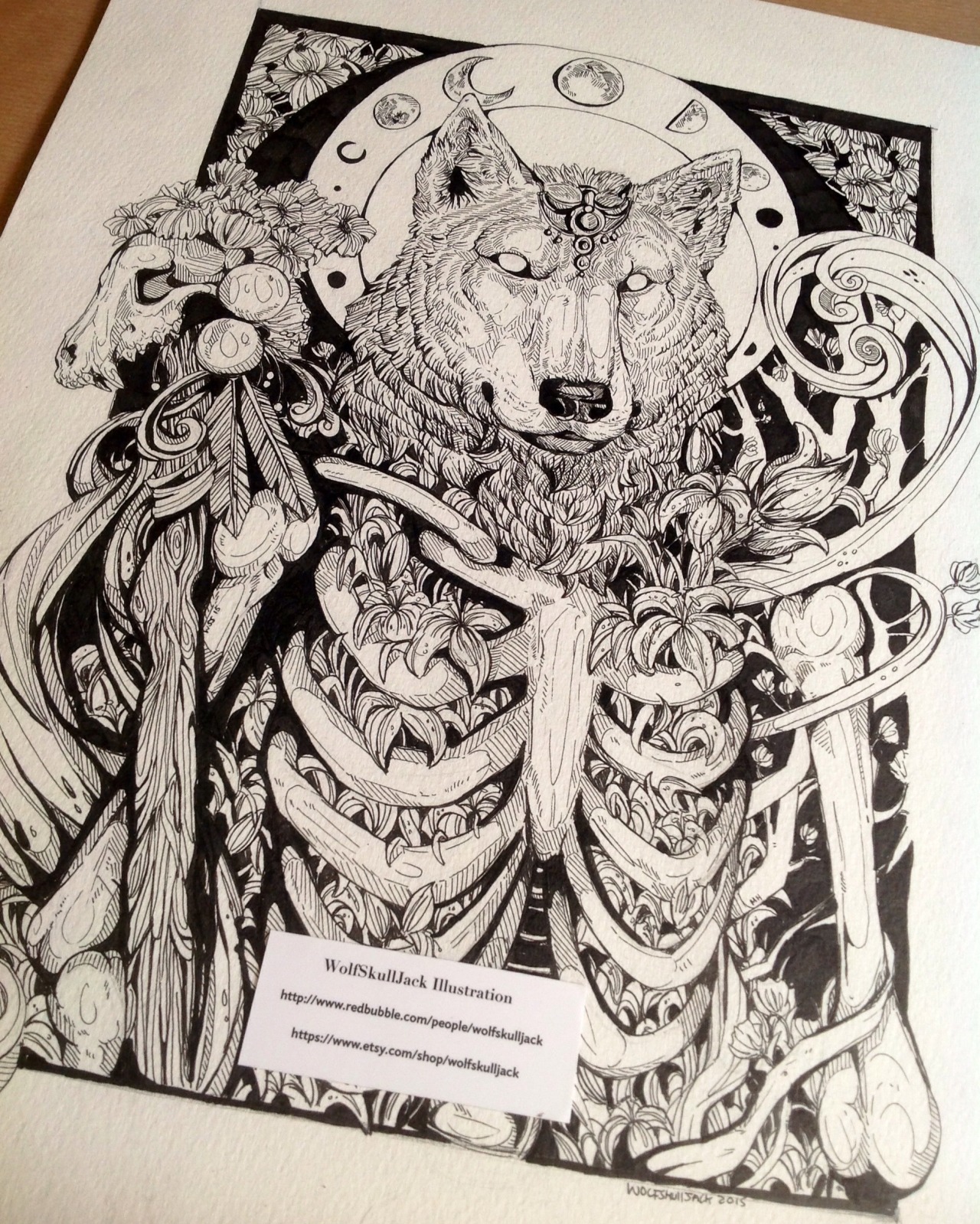 wolfskulljack:  The ShamanA very personal piece that I just had to get out my system.