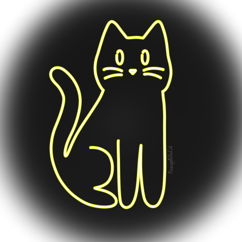  Catober Day 13: Neon Cat Patreon | Ko-fi 