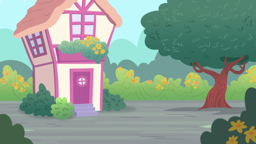 Been meaning to update for a while! These are some of the backgrounds I got to do on our MLP short l