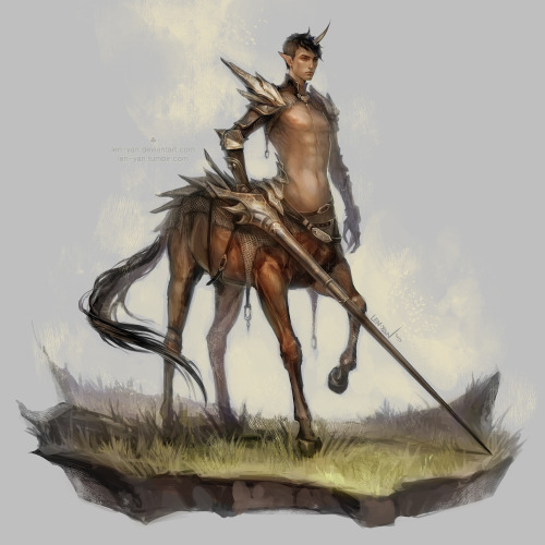 Centaur Lancer By `len-yan