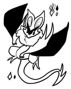 pokemon-mostly:  Cute bat dragon!