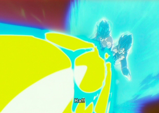 Why was Vegeta's Galick Gun yellow in Dragon Ball Super: Broly