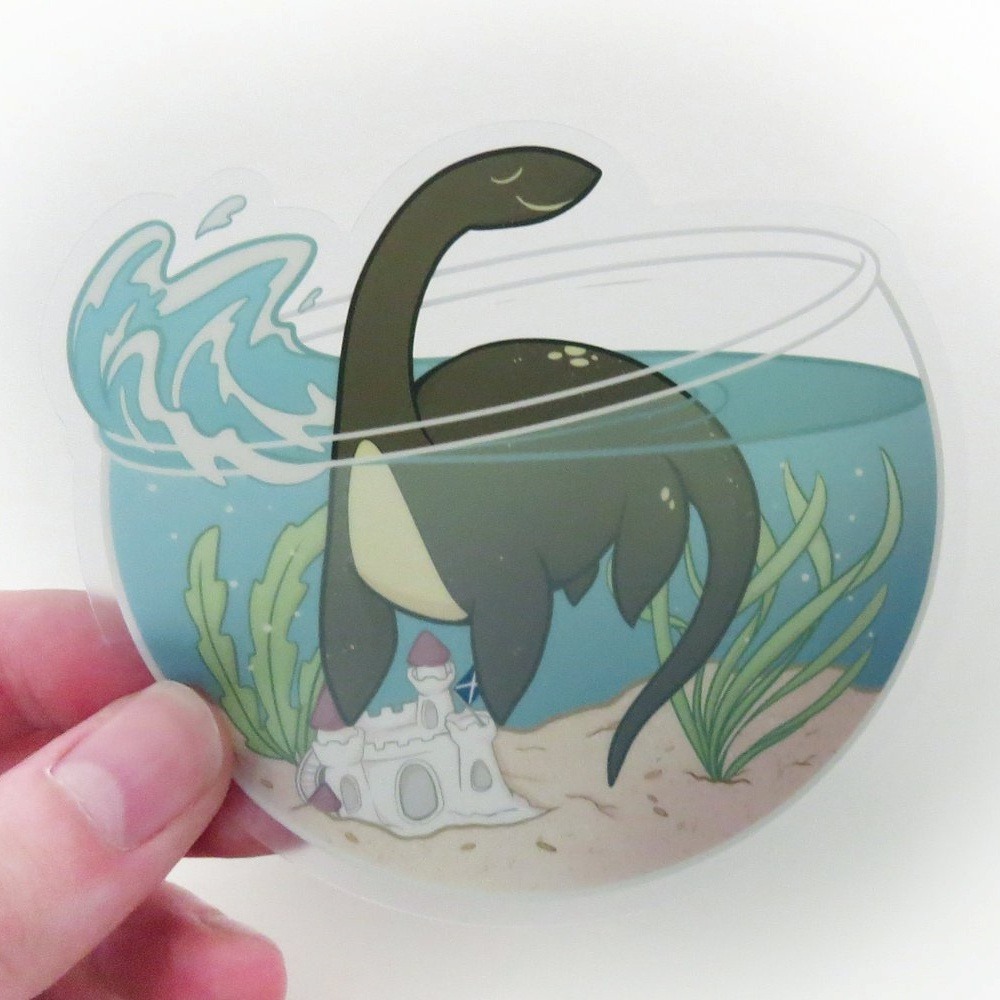 sosuperawesome:  Cryptid Terrarium Stickers and Pins Eldritch Rach on Etsy See our