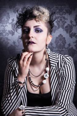 floriestardust:  One of the pictures from my shoot with sugaredbones, It was great.  Model: Florie Stardust Alt Model Photographer: Distinct Perception Photography Jewellery: Sugared Bones Accessories