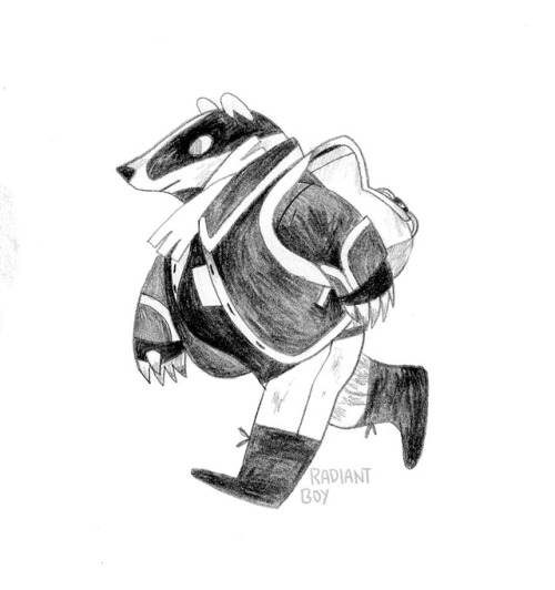 A badger friend.