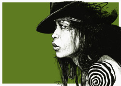 fyblackwomenart:  Erykah Badu  by ChrisGreavesArt