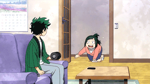 msleilei:  Izuku and Mama Mido ❤   Guess who Deku takes after 
