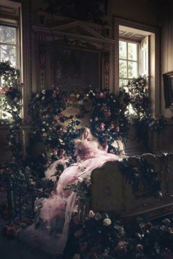 miss-mandy-m:  “Sleeping Beauty” by Elie Saab for Harrods, Winter 2012.