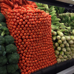 soy-chi:Supermarket carrots. Artist unknown