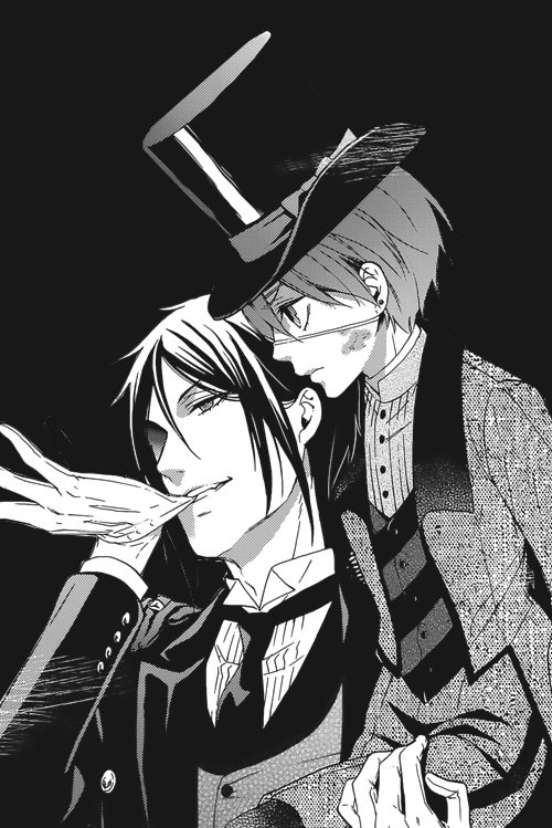 smirking-raven:  Keeping Their Shoes CleanBut Getting Their Hands Dirty,A Midnight Rendezvous.                      Kuroshitsuji Chapter 96 