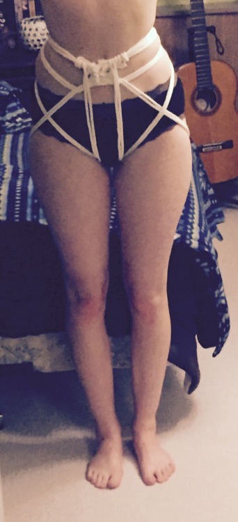 Just a little hip harness from a few nights ago. A little messy, but hey, it looks cool and I need s