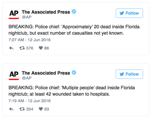 micdotcom: micdotcom: BREAKING: Up to 20 dead, 42 injured in Orlando gay nightclub shooting, gu