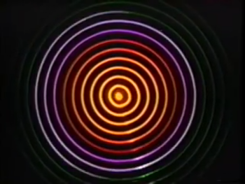 Stills from John Whitney’s pioneering 7-minute computer animation from 1961, Catalog.