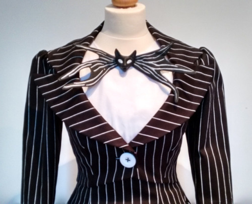 Gender swap Jack Skellington costume - custom order for a regular customer. I will be putting them i
