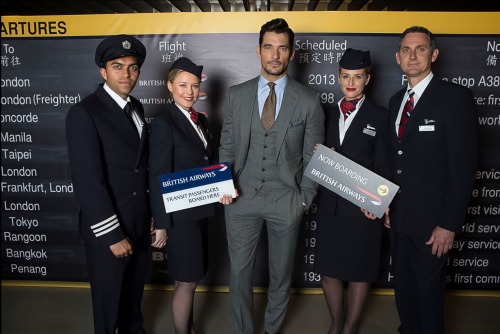 officialdavidgandy:   David Gandy stops traffic while shooting with British Airways in celebration of their 80 years of excellent service to Hong Kong.  David also attended a VIP gala at Hong Kong’s Liang Yi museum to mark the anniversary.   So damn