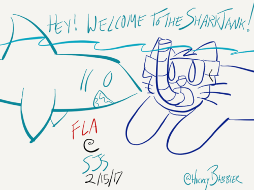 Gameday Doodle 2/15/2017 - Florida Panthers at San Jose Sharks