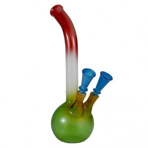 coolestbongs:The colorful Rainbow Bong on bad ass glass bong