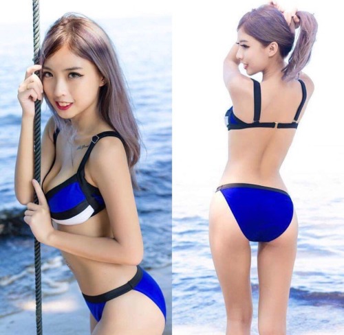 s3xpheromone: Remember that hot Malaysian? Here’s her bikini line, and yea, her friends~~ Foll