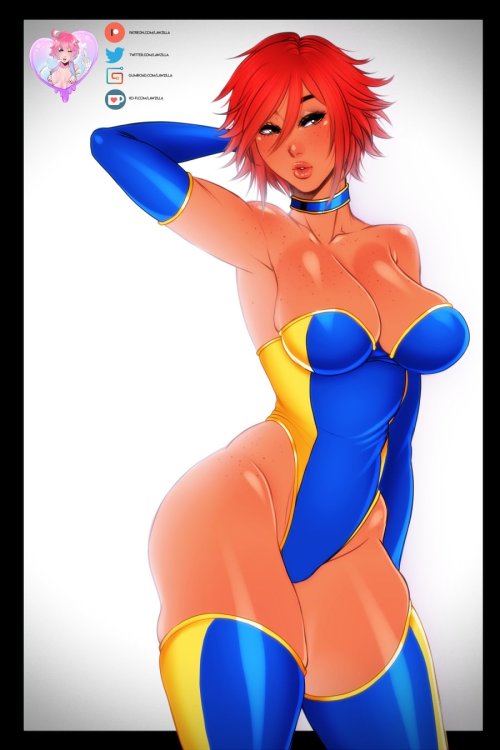   Vault-tec babe Caira &lt;3high-res + slingshot + nude + lingerie + dress versions avaiable ! https://patreon.com/posts/caira-sketch-39032938  