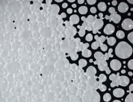 Physics: What Ink Looks Like Running Through Soap Bubbles