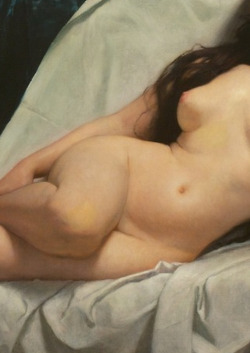  Kenyon Cox (1856-1919)Brune (Detail)Oil On Canvas, 1888 