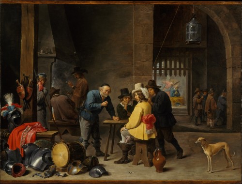 Guardroom with the Deliverance of St. Peter, David Teniers the Younger, ca. 1645-47