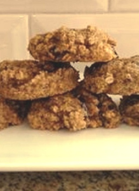 Fruit Desserts - Banana-Apple Chocolate Chunk CookiesBananas And Applesauce Make These Gluten-free Cookies