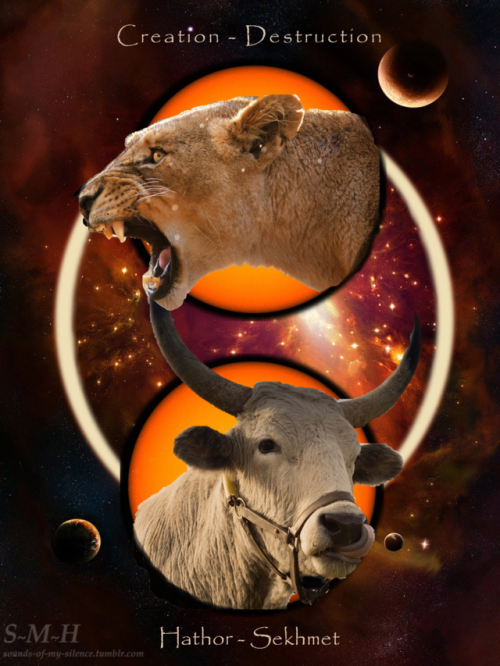 The First Thing Ive Ever Made In GIMP: The Sekhmet Dialectic - Needed To Process Some Spiritual Concepts