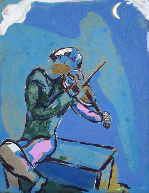 retroavangarda: Marc Chagall – Le violiniste bleu, 1929