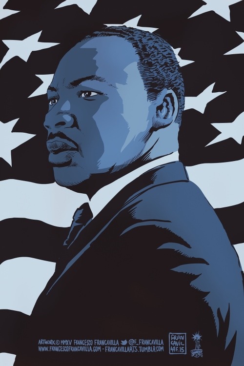 francavillarts: MLKby Francesco Francavilla