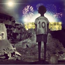 thinkmexican:  Anti-Brazil World Cup Art