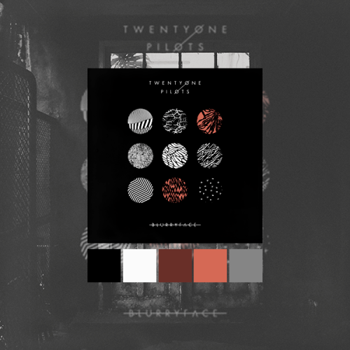 calma-llama:Twenty One Pilots + Album Palettes