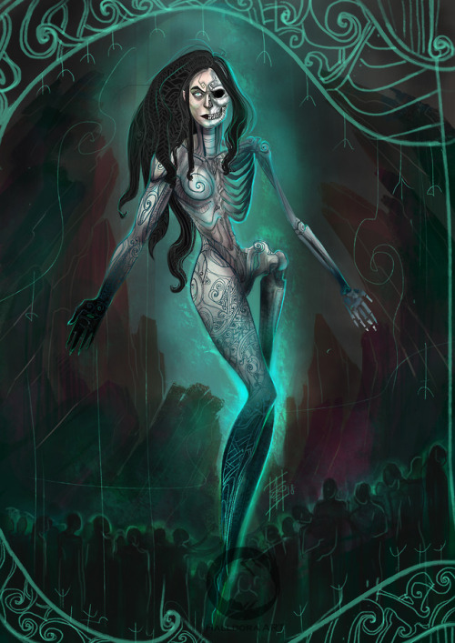 halldoraart:Hel goddess of the dead , queen of Helheim