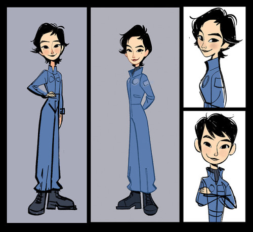 A few of the first drawings I did of Luna inspired by Liu Yang &amp; Wang Yaping, the first 2 Ch