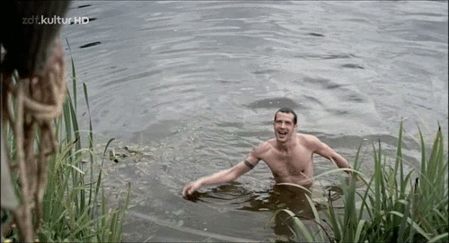 famousnudenaked:  Barnaby Metschurat ~ Frontal ~ Lenz (2009) pt. 3 