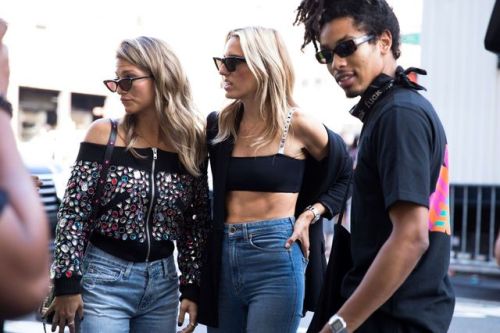 Scene on the street at Skylight Clarkson Sq.Day Two of NYFW: The Shows, September 2017.Photo by Cole