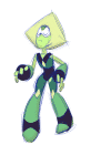 paperseverywhere:  HEHehehe Peridot’s fusion dance. Inspired directly by this post. Dance, meme queen, dance. >B)edit: Here’s a convenient GIF version.  <3 <3 <3