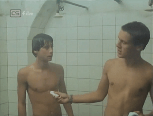 czech-them-out:    Pavel Kříž and David Matásek in Zámek Nekonečno (1984)   