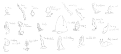 hachixlenore:secretlydicks:I decided to go ahead and post my design ideas sheet up for feedback and criticism.I’m very far from being able to make and sell any of these (I have silicone and a couple of sculpts to experiment with in my possession, but