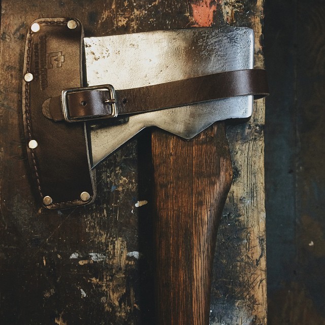 noblewoodsman:  My second completed axe… Now I just need a name for it… Ideas?