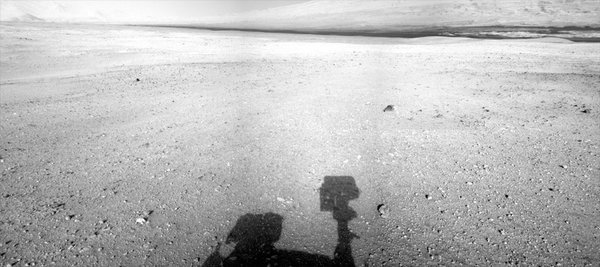 Ancient Martian Lake May Have Supported Life
The shadow of NASA’s Mars rover Curiosity, looking toward the base of Mount Sharp, which rises more than three miles above the 96-mile-wide Gale Crater floor.
Let me tell you what I think. I think there’s...