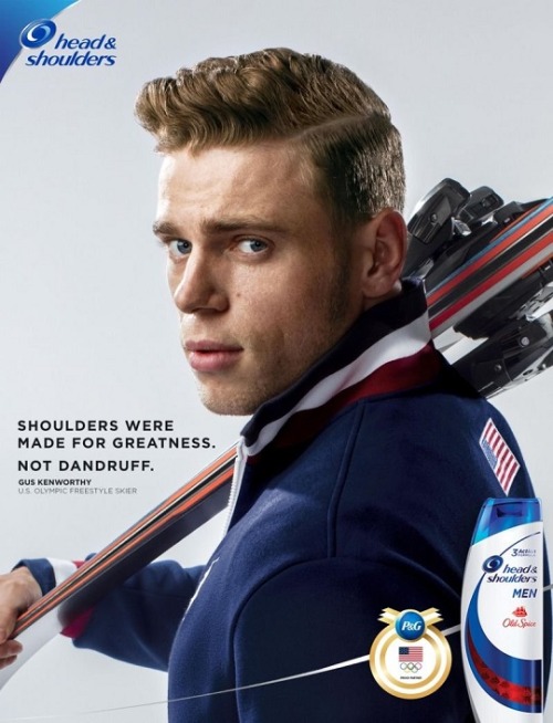 Gus Kenworthy - Head &amp; Shoulders Commercial http://www.vjbrendan.com/2018/01/gus-kenworthy-head-