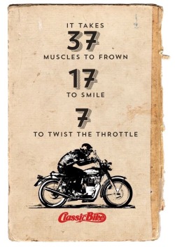 2wheelfeel:  Do the math. 24 muscles to ride