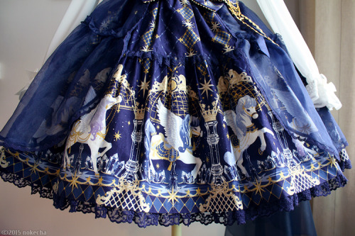 nokecha:  Crystal Dream Carnival Pegasus OutfitWhen I heard that Angelic Pretty was going to be at the Hellocon Teaparty 2015 I started planning this outfit. The theme of the teaparty was Fairytale Theatre so I decided to go with the pegasus theme as