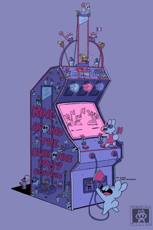 Ring Around The Guillotine Arcade Game
Continuing the arcade game series I’m working on. Next up will prob be Drunky Aviator Bear Crash Simulator :)
Print available:...