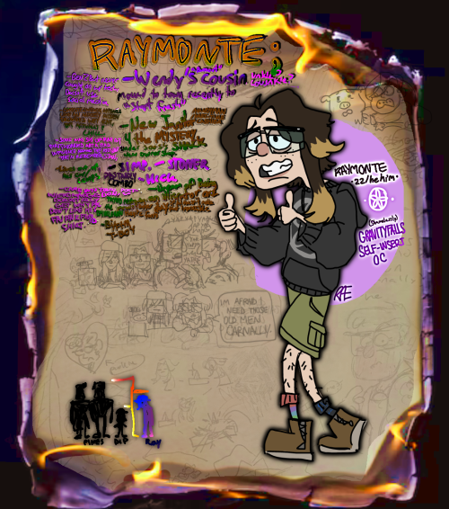 Say Howdy Folks! Introducing Officially, My Shamelessly Self-insert Inspired Gravity Falls OC, Raymonte!