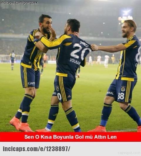 Sen o kısa boyunla gol mü attın len